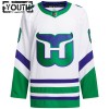 Lapsille NHL Carolina Hurricanes Pelipaita Custom Adidas 2023-24 Valkoinen Authentic